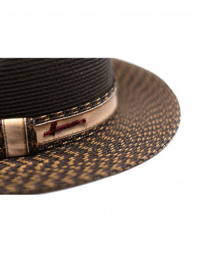 Herman Headwear fedora marron déperlant